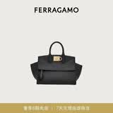 菲拉格慕（Ferragamo）女士黑色手提袋 0763095 礼物送女友
