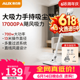 奥克斯（AUX）家用吸尘器手持地毯式低噪音小型迷你大功率强力吸尘器除尘机宠物家庭有线5米清洁猫狗毛发AXS-927 白色豪华版