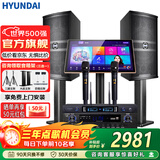 HYUNDAI【政府补贴】现代HY10S家庭ktv音响套装唱歌全套设备家用三分频家庭影院家用卡拉ok唱歌全套设备