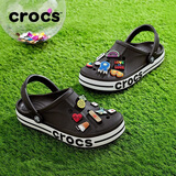 卡骆驰（CROCS）贝雅卡骆班洞洞鞋|205089 黑色/白色-066   36 /37(220mm)  