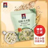 桂格（QUAKER）轻畅无米粥420克（35g*12袋）玉米鸡肉味 添加羽衣甘蓝 蔬菜麦片