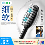 狮王(lion)细齿洁0.01炭能量护龈牙刷4支软毛深入洁齿颜色随机
