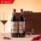 路易拉菲（LOUIS LAFON）法国原瓶进口红酒 梅多克产区AOP干红葡萄酒高档礼盒装送礼