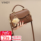 viney包包女包牛皮洋气剑桥包轻奢斜挎单肩包老婆生日520送女朋友礼物