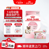 皇家幼猫奶糕猫粮 离乳期孕猫BK34通用粮 1-4月增强免疫亲肠胃助消化 【1-4月与孕期】BK34猫奶糕 400g+猫罐头88g*3罐