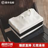 马登工装重磅t恤男夏透气纯棉短袖男款美式复古高街白色半袖打底衫 黑+米白 /2件【情侣t恤/夏季短袖男款/内搭可外穿】 M (170)