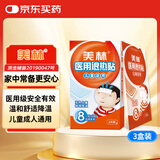 美林医用退热贴18片儿童退烧贴冰凉贴宝宝物理降温小孩发烧成人发热