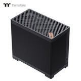 Thermaltake（Tt）TG100 机箱电脑主机 黑色（Type-C接口/桌面迷你/支持240水冷/MATX主板）