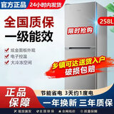 Hnrer小冰箱小型家用一级能效冷藏冷冻两用宿舍出租房双门办公室电冰箱节能电冰箱3-4人 【顶配容量】318升级款一258升