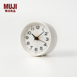 MUJI 指针式闹钟 小夜灯 家用 LAA9CC3S 白色