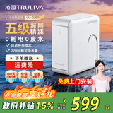 沁园（TRULIVA）净水器超滤机 小白鲸系列家用超滤净水器 不插电 0废水滤机 无桶净水器 保留矿物质净饮机 【五级精滤】UU-O3011