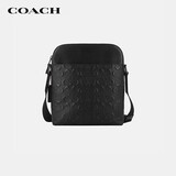 蔻驰（COACH）【品牌直供】男士HOUSTON小号手提单肩斜挎包黑色4009礼物次日达