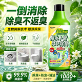 FREEWEEK下水道除臭剂管道反味清除剂马桶厨房地漏小飞虫异味去除神器