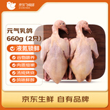 京觅飞翔鸽系列 乳鸽 鸽子生鲜  煲汤食材 鸽子 净重(330g*2只)