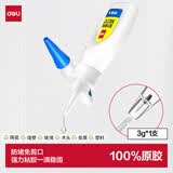 得力（deli）502胶水 瞬间胶强力胶 无痕胶透明胶粘剂 配方升级免剪口 可粘金属陶瓷木材 3g单支 7145S