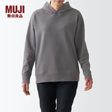 MUJI男女通用 紧密编织毛圈 套头卫衣 男式 女式 无性别 ABI06A2S 炭灰色 L-XL 180/104A