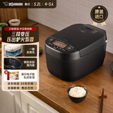 象印（ZO JIRUSHI）微压电饭煲4-5人日本原装进口智能压力IH多功能5L  自清洗蒸汽口 糙米饭NW-YAH18C黑色