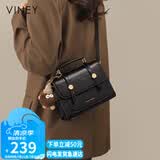viney包包女包牛皮斜挎剑桥包轻奢单肩小方包生日礼物高级感送女友老婆