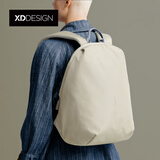XDDESIGN爱思迪SOFT女士双肩包男士背包书包出差15.6英寸旅行七夕节珍珠白