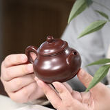 藏壶天下小容量宜兴紫砂壶纯手工茶具紫茄泥一人用茶壶潘壶
