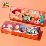 迪士尼（Disney）流沙文具盒 男女孩儿童小学生多功能塑料铅笔盒双层笔袋笔盒学习用品 玩具总动员开学季礼物