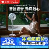 贝昂空气循环扇静音【可支持鸿蒙智联】卧室客厅电风扇智能语音节能大风力家用台式桌面电风扇3D摇头 SF3lite标准版【离线声控】智控音轻
