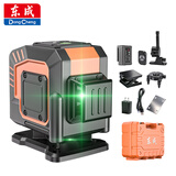 东成8线绿光水平仪高精度强光自动调平激光红外线八线DTX4V-128E