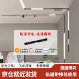 佼佼者（JIAOJIAOZHE）磁吸轨道灯嵌入式灯槽无主灯照明客厅轨道射灯led导轨灯 直通模块