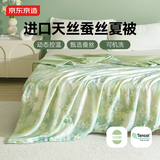 京东京造100%蚕丝夏凉被 进口天丝™可水洗春秋四季通用自营1.8m