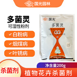 国光50%多菌灵杀菌剂兰花卉植物土壤消毒黑斑白粉叶斑病农药杀菌剂