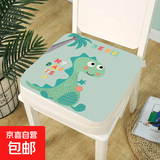 儿童增高垫餐椅加厚加高坐垫子四季透气小学生吃饭学习宝宝座椅垫 绿恐龙【四季款厚度 10cm】 39×39cm
