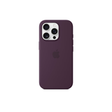 Apple/苹果 iPhone 16 Pro硅胶手机壳-梅子色 磁吸保护壳苹果手机壳全包旗舰店原装