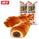 桃李面包巧乐角8/6/4/2袋 巧克力味夹心面包零食休闲零食下午茶早餐 巧乐角4袋+蚕豆100g