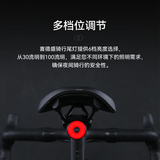 喜德盛（xds）公路山地自行车水壶架挡泥板锁打气筒车前包坐垫套头盔尾灯配件 圆形尾灯-刹车感应