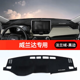 莎米特 适用丰田荣放rav4仪表台避光垫 威兰达汽车用品遮阳防晒垫内饰件 威兰达-避光垫法兰绒黑边