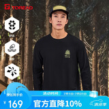 探路者（TOREAD）棉长袖T恤 秋冬男士运动舒适吸汗透气休闲百搭卫衣TAJJCM91623