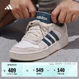 adidas「小锯齿」D-PAD CLASSIC美高风篮球风板鞋男女阿迪达斯 白色/遗迹蓝/棕色   38