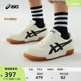 亚瑟士ASICS男鞋女鞋运动休闲鞋复古篮球鞋百搭板鞋 COURT MZ 米白色/黑色 40.5