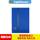 德国灯塔16/32/64页A4黑底/白底插册 收藏册集邮册 空册大容量 64页蓝色（黑底32张）
