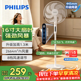 飞利浦（PHILIPS）电风扇落地扇家用16寸七叶轻音台地两用立式电扇3D送风节能大风量智能语音定时风扇ACR2162SFV