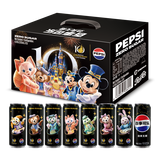 百事可乐Pepsi 百事无糖-迪士尼达菲家族礼盒330ml*15听 细长罐(一箱集齐)