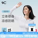 VVC防晒衣服女士修身冰丝凉感防紫外线城市轻户外外套 云纱白 L