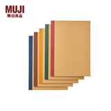 MUJI 书写纸 笔记本 5册组 本子 学生文具 NA64CC1A 8mm横线 30张 B5 5册