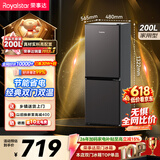 荣事达（Royalstar）【价保618】200升小冰箱小型家用出租房办公室宿舍双开门两门电冰箱节能省电低音钛深灰R200