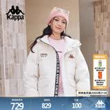 卡帕（Kappa）复古运动羽绒服情侣男女冬连帽550蓬防寒保暖棒球服 K0EZ2YY01D
