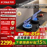 FOTILE方太燃气灶煤气炉 厨房家用天然气台式嵌入式两用双眼灶 大火力猛火爆炒  熄火保护 02-TE21天然气 定时+联动灶