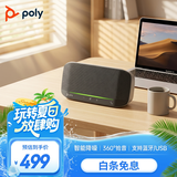 宝利通Poly SY10 USB-A/C音视频会议全向麦克风/音箱 降噪扬声器 即插即用 适合10㎡会议室 