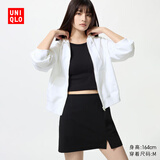 优衣库开叉裙裤女装/迷你裙裤485473 09 黑色 M