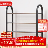 安尔雅 鞋架门口多层简易鞋柜客厅宿舍出租房收纳架子加粗  四层50cm