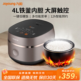 九阳电饭煲家用铁釜内胆多功能菜单智能预约大功率电饭锅2-6人 【铁釜内胆 低糖饭】 4L